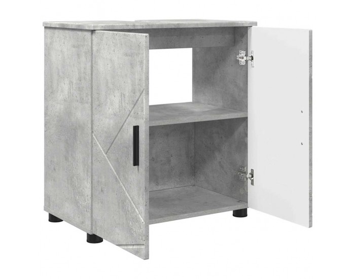 Sonata H Шкаф за баня Бетонно сиво 61 x 35 x 64 см Инженерно дърво