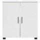Sonata Dulap de Baie Alb lucios 61 x 35 x 64 cm Lemn prelucrat, Metal