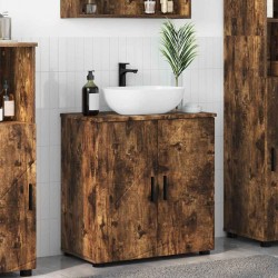 Sonata H Шкаф за баня с рафт Опушен дъб 61 x 35 x 64 см Инженерно дърво - Dulapuri de baie