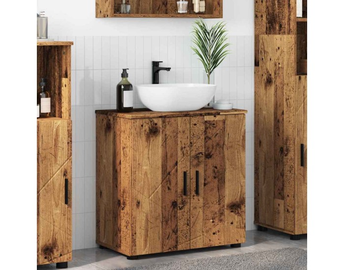 Sonata Dulap de Baie Lemn Vechi 61 x 35 x 64 cm Lemn prelucrat, Metal