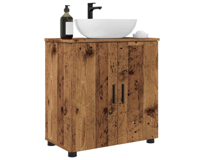 Sonata Dulap de Baie Lemn Vechi 61 x 35 x 64 cm Lemn prelucrat, Metal