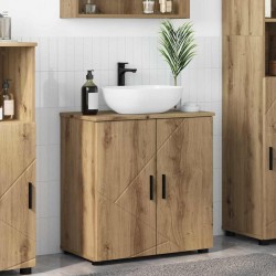 Sonata H Шкаф за баня с рафт дъб артизан 61 x 35 x 64 см Инженерно дърво - Dulapuri de baie
