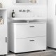 Sonata H Шкаф за баня с чекмедже Бяло 76.5 x 35 x 64 см Инженерно дърво