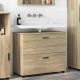 Sonata H Шкаф за баня дъб сонома 76.5 x 35 x 64 см Инженерно дърво
