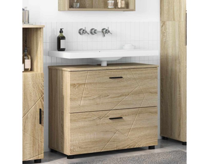 Sonata Dulap de Baie Stejar Sonoma 76,5 x 35 x 64 cm