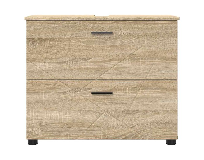 Sonata Dulap de Baie Stejar Sonoma 76,5 x 35 x 64 cm