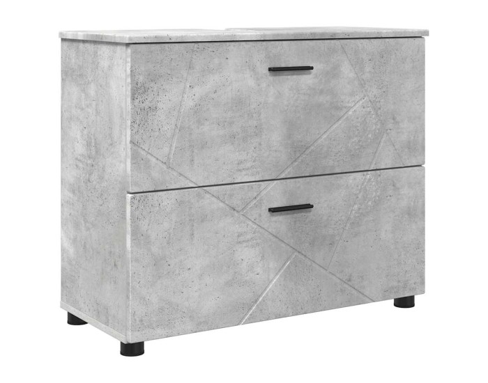 Sonata Dulap de Baie Gri din beton 76,5 x 35 x 64 cm