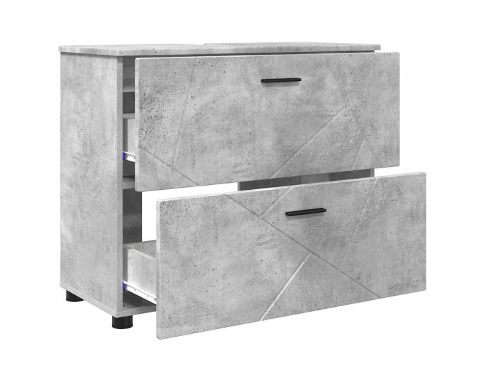 Sonata Dulap de Baie Gri din beton 76,5 x 35 x 64 cm