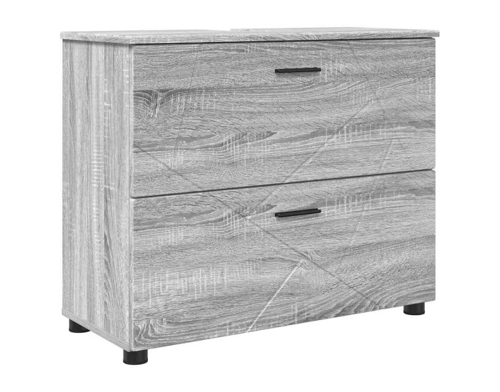 Sonata Dulap de Baie Gri Sonoma 76,5 x 35 x 64 cm