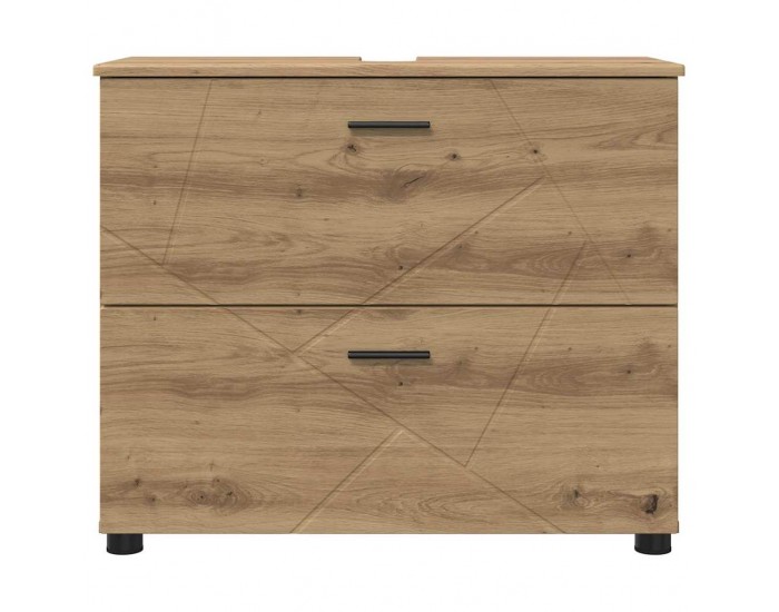 Sonata H Шкаф за баня дъб артизан 76.5 x 35 x 64 см Инженерно дърво