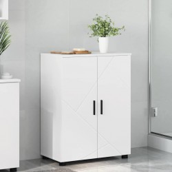 Sonata H Шкаф за баня с рафт Бяло 60 x 35 x 80 см Инженерно дърво - Dulapuri de baie