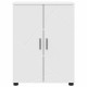 Sonata Dulap de Baie Alb 60 x 35 x 80 cm Lemn prelucrat, Metal