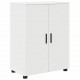 Sonata H Шкаф за баня с рафт Бяло 60 x 35 x 80 см Инженерно дърво