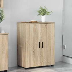 Sonata H Шкаф за баня с рафт дъб сонома 60 x 35 x 80 см Инженерно дърво - Dulapuri de baie