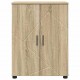 Sonata H Шкаф за баня с рафт дъб сонома 60 x 35 x 80 см Инженерно дърво