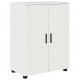 Sonata H Шкаф за баня с рафт Бяло Със Силен Гланц 60 x 35 x 80 см