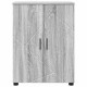 Sonata Dulap de Baie Gri Sonoma 60 x 35 x 80 cm Lemn prelucrat, Metal