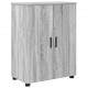 Sonata H Шкаф за баня с рафт Сив сонома 60 x 35 x 80 см Инженерно дърво