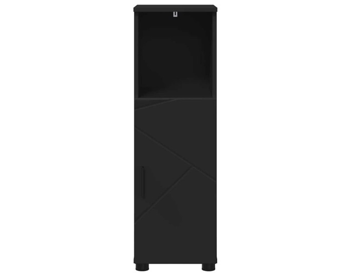 Sonata Dulap de Baie Negru 30 x 35 x 95 cm Lemn prelucrat, Metal