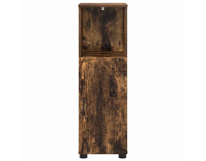 Sonata H Шкаф за баня с рафт Опушен дъб 30 x 35 x 95 см Инженерно дърво