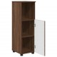 Sonata H Шкаф за баня с рафт Кафяв дъб 30 x 35 x 95 см Инженерно дърво