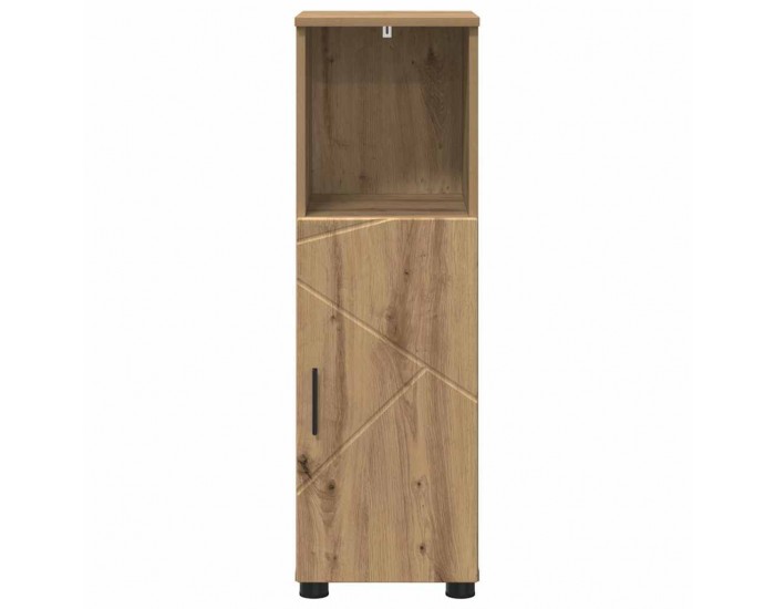 Sonata H Шкаф за баня с рафт дъб артизан 30 x 35 x 95 см Инженерно дърво