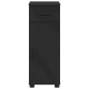 Sonata Dulap de Baie Negru 30 x 35 x 80 cm Lemn prelucrat, Metal