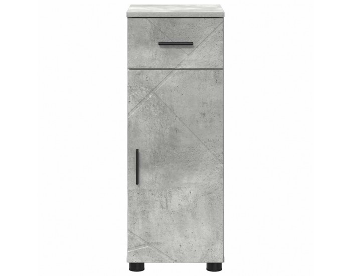 Sonata H Шкаф за баня Бетонно сиво 30 x 35 x 80 см Инженерно дърво