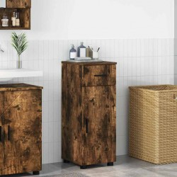 Sonata H Шкаф за баня с врата Опушен дъб 30 x 35 x 80 см Инженерно дърво - Dulapuri de baie