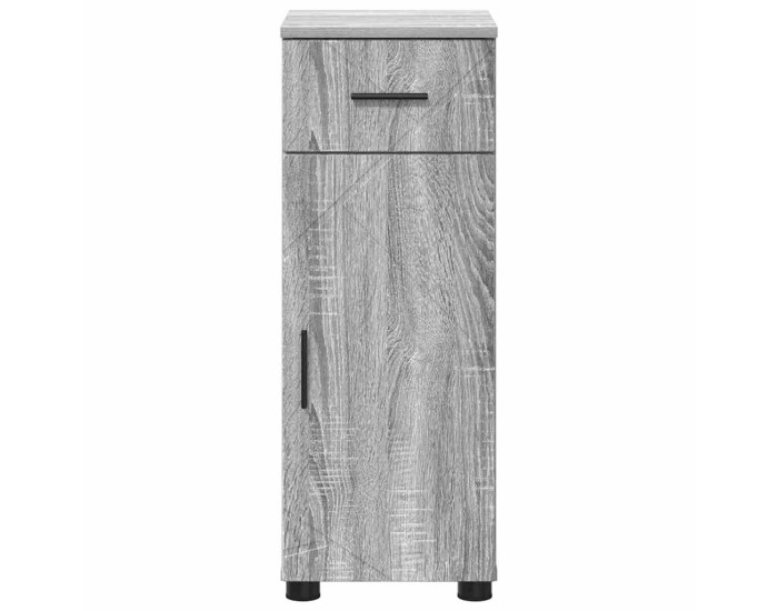 Sonata Dulap de Baie Gri Sonoma 30 x 35 x 80 cm Lemn prelucrat, Metal