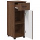 Sonata H Шкаф за баня с врата Кафяв дъб 30 x 35 x 80 см Инженерно дърво