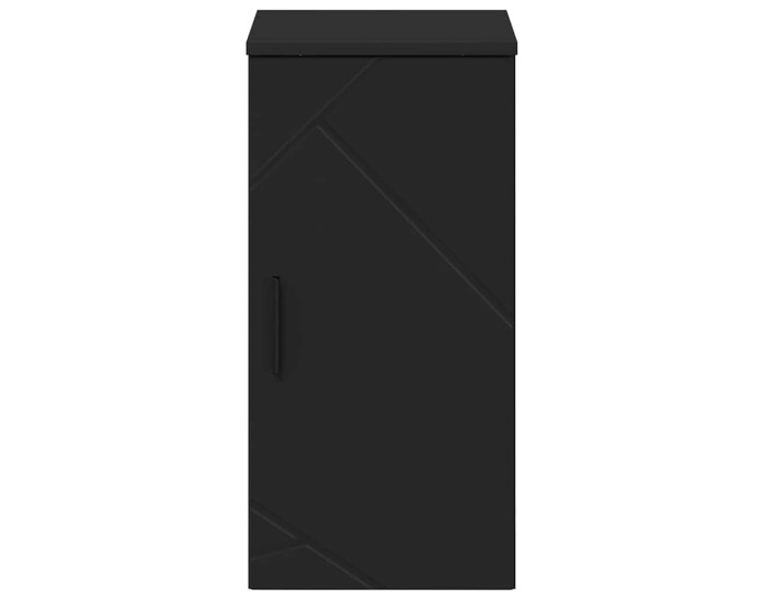 Sonata Dulap de Baie Negru 30 x 31,5 x 61 cm Lemn prelucrat, Metal