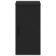 Sonata Dulap de Baie Negru 30 x 31,5 x 61 cm Lemn prelucrat, Metal