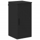 Sonata H Шкаф за баня с врата Черно 30 x 31.5 x 61 см Инженерно дърво