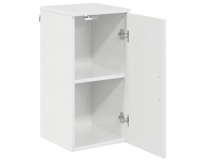 Sonata H Шкаф за баня с врата Бяло Със Силен Гланц 30 x 31.5 x 61 см