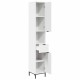 Sonata Dulap de Baie Alb 31,5 x 33 x 190 cm Lemn prelucrat, Metal