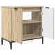 Sonata H Шкаф за мивка в баня с врата дъб сонома 60.5 x 33.5 x 61 см
