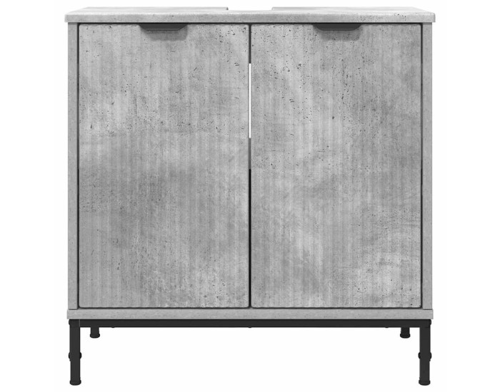 Sonata Dulap pentru Chiuveta de Baie Gri din beton 60,5 x 33,5 x 61 cm
