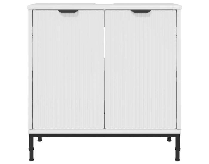 Sonata Dulap pentru Chiuveta de Baie Alb lucios 60,5 x 33,5 x 61 cm