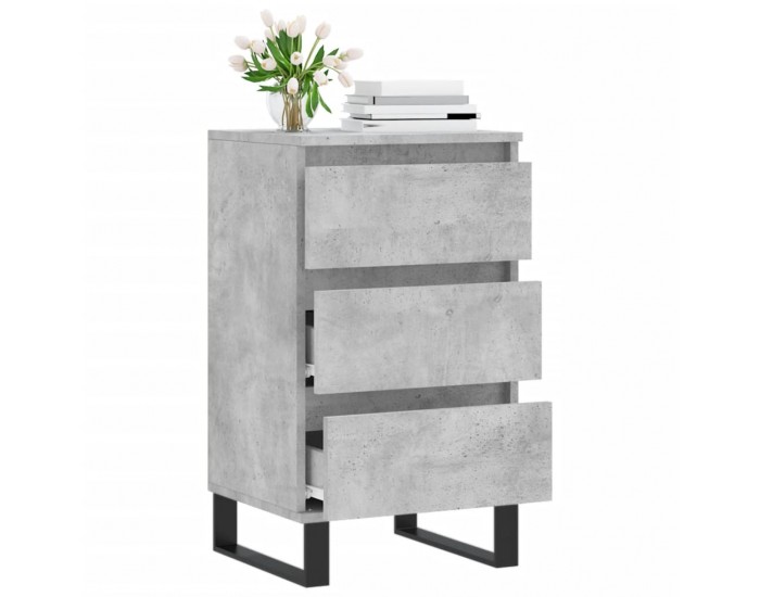 Sonata H Бюфет бетонно сив 40x35x70 см инженерно дърво