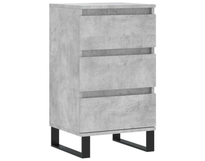 Sonata Servantă, gri beton, 40x35x70 cm, lemn prelucrat