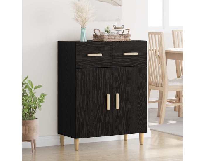 Sonata Bufet Stejar negru 34 x 69.5 x 89 cm Lemn prelucrat