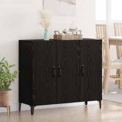 Sonata H Служебен шкаф Черен дъб 34 x 90 x 80 см Инженерно дърво - Corpuri, vitrine, biblioteci modulare