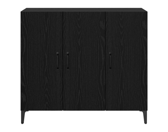 Sonata Bufet Stejar negru 34 x 90 x 80 cm Lemn prelucrat
