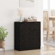 Sonata H Служебен шкаф Черен дъб 60 x 30 x 70 см Инженерно дърво