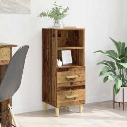 Sonata H Служебен шкаф Старо дърво 34 x 34.5 x 90 см Инженерно дърво - Corpuri, vitrine, biblioteci modulare