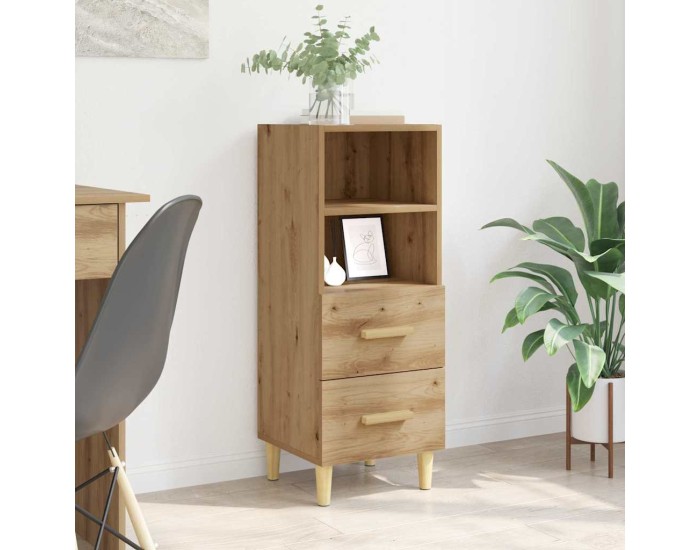 Sonata Bufet stejar artizanal 34 x 34.5 x 90 cm Lemn prelucrat
