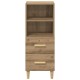 Sonata Bufet stejar artizanal 34 x 34.5 x 90 cm Lemn prelucrat