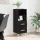 Sonata H Служебен шкаф Черен дъб 34 x 34.5 x 90 см Инженерно дърво