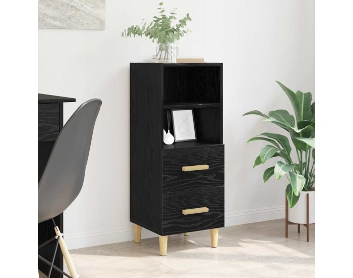 Sonata Bufet Stejar negru 34 x 34.5 x 90 cm Lemn prelucrat